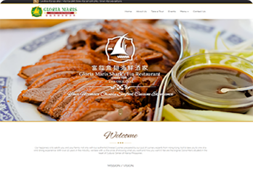 Gloria Maris Homepage Banner Screenshot