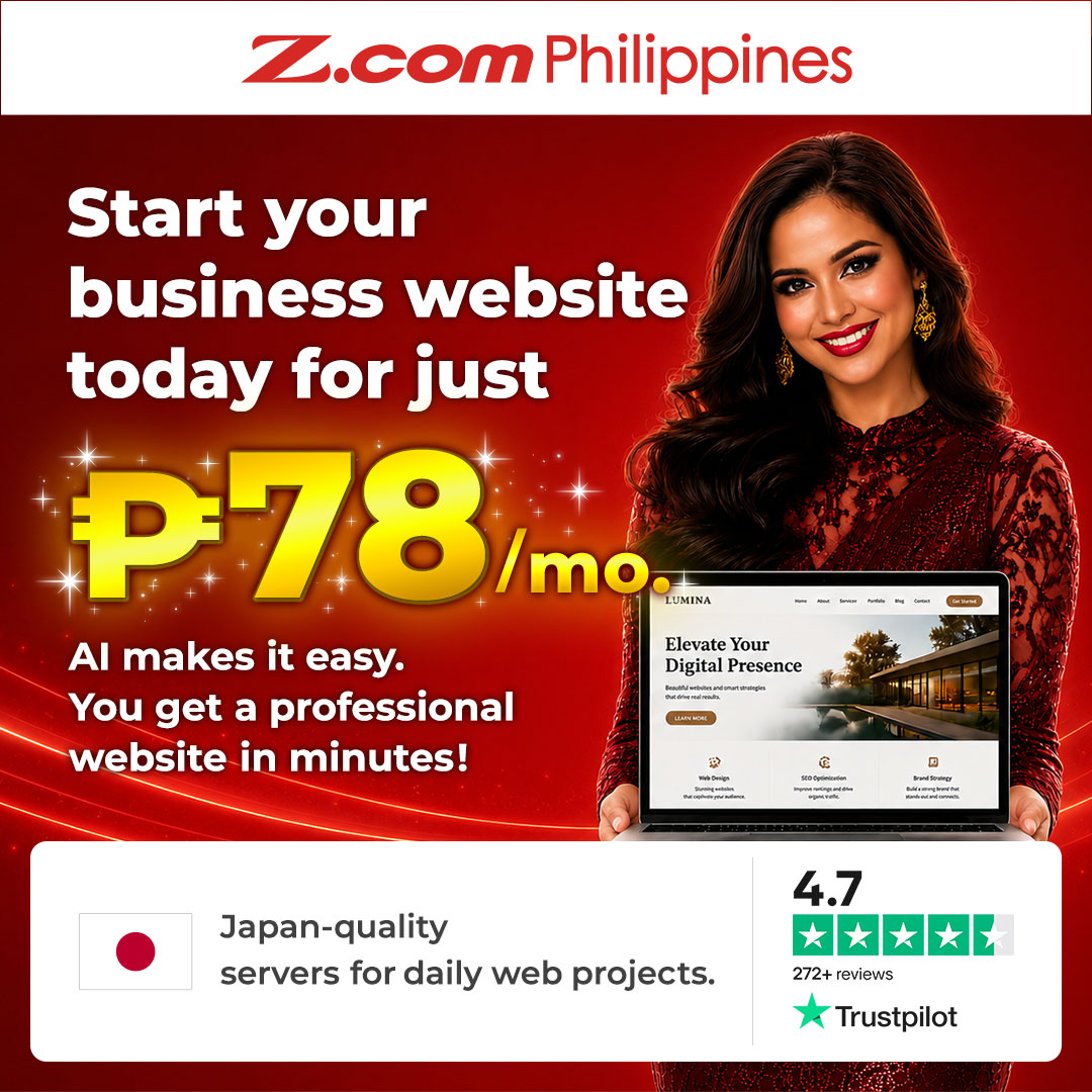 Z.com Philippines web hosting built to keep growing business websites secure and online