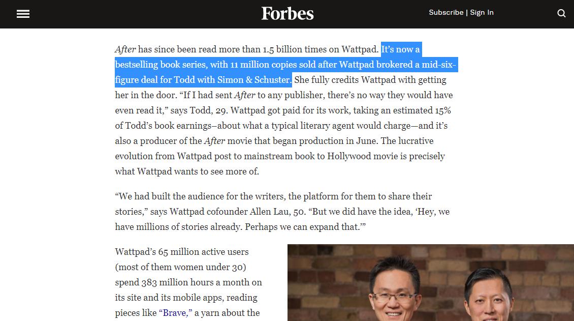 Forbes article