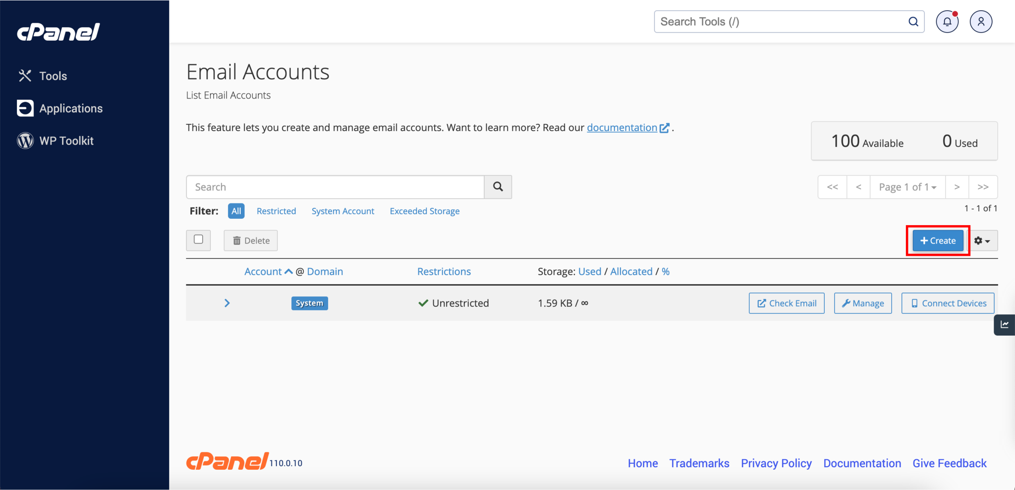 Iso Add Email Account How to create an email account on the server?